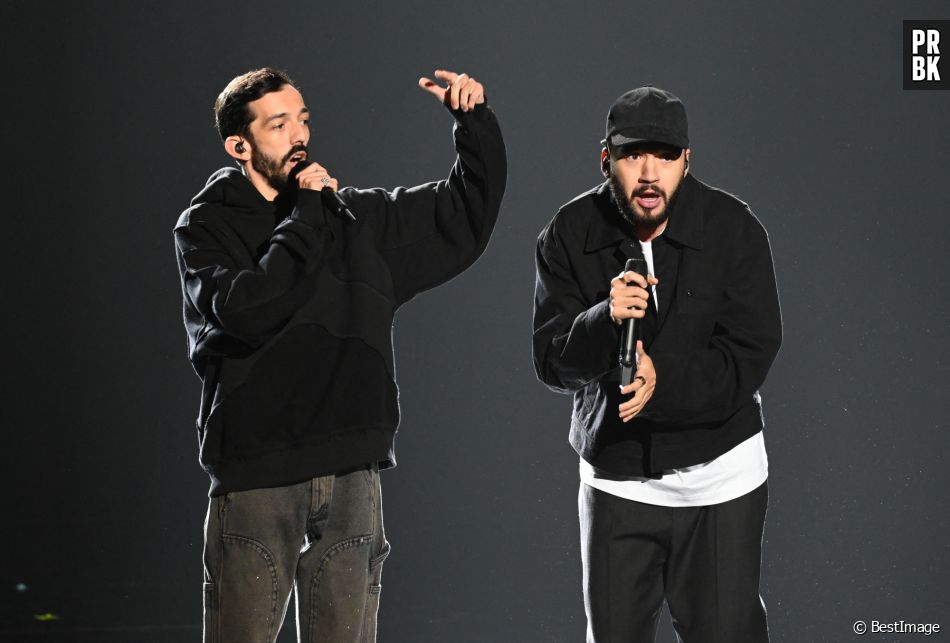 Bigflo et Oli lors de la 38ème cérémonie des Victoires de la musique à la Seine musicale de Boulogne-Billancourt, France, le 10 février 2023. © Coadic Guirec/Bestimage