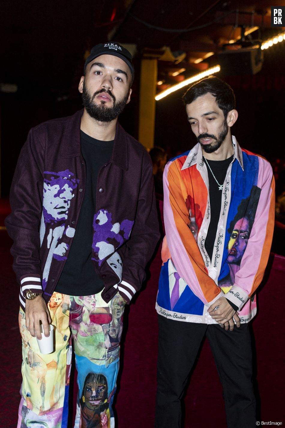 Exclusif - Bigflo et Oli - People au défilé de mode Hommes "Kidsuper" prêt-à-porter automne-hiver 2023/2024 au Casino de Paris lors de la fashion week de Paris le 21 janvier 2023. © Pierre Perusseau/Bestimage