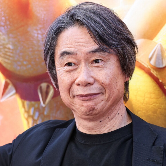 Japanese video game designer, producer et game director à la première du film "The Super Mario Bros" à Los Angeles, le 1er avril 2023. 