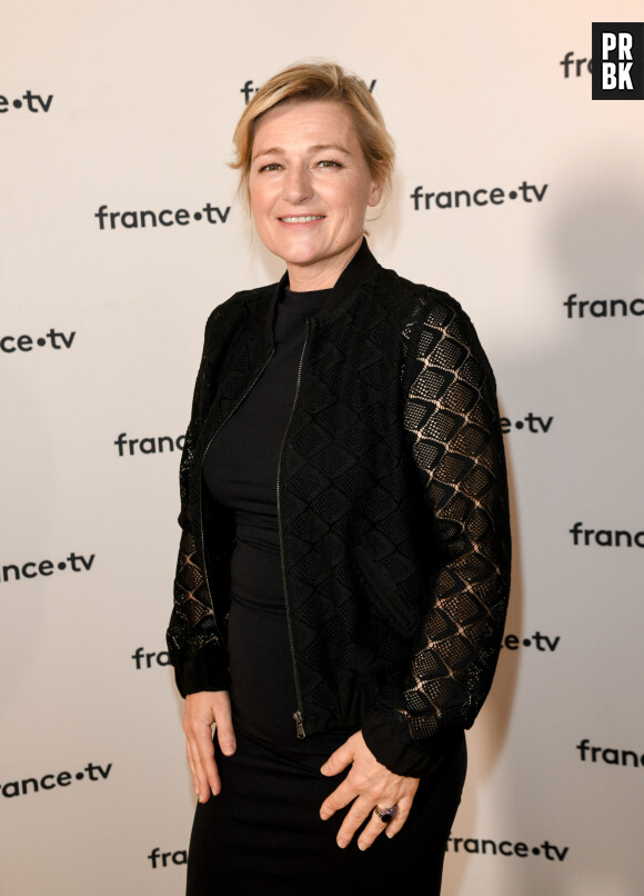 Anne Elisabeth Lemoine au photocall de la conférence de presse de France 2 au théâtre Marigny à Paris le 18 juin 2019 © Coadic Guirec / Bestimage