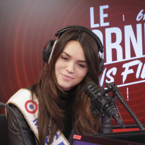 Exclusif - Diane Leyre (Miss France 2022) - Emission "Le Morning Sans Filtre" sur Virgin Radio diffusé en direct de 6h à 9h30, Paris le 29 septembre 2022. © Jack Tribeca / Bestimage