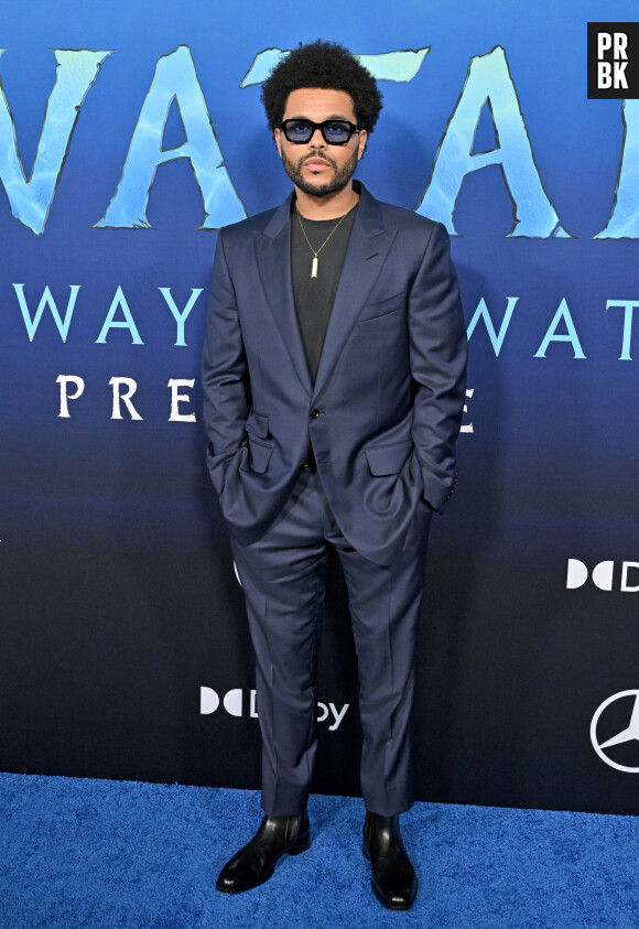 The Weeknd à la première du film "Avatar 2 : La voie de l’eau" de la société de production 20th Century Studios au théâtre Dolby à Hollywood, Los Angeles, Californie, Etats-Unis, le 12 décembre 2022. 
