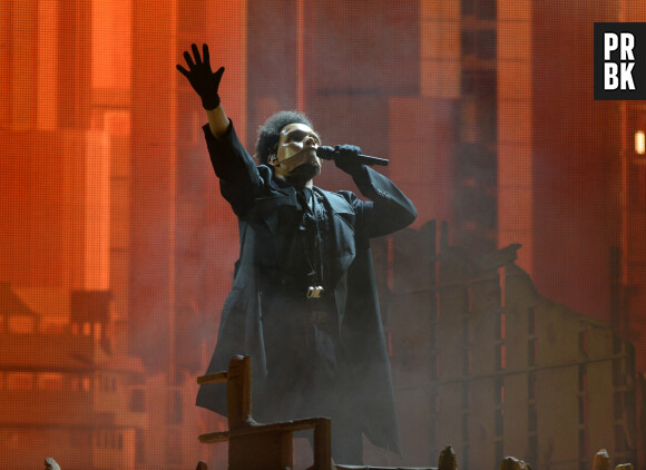 The Weeknd en concert au Hard Rock Stadium de Miami, le 6 août 2022. 