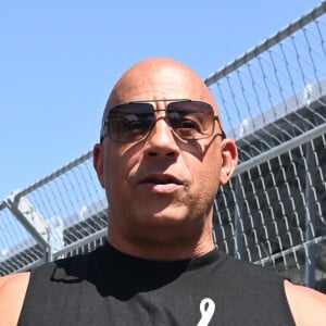 Vin Diesel with a 1968 Dodge Charger - People au Grand Prix de Formule 1 à Miami le 4 mai 2023.