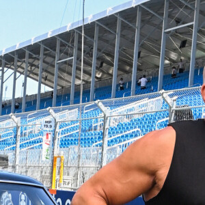 Michelle Rodriguez, actress and Vin Diesel, actor - People au Grand Prix de Formule 1 à Miami le 4 mai 2023.
