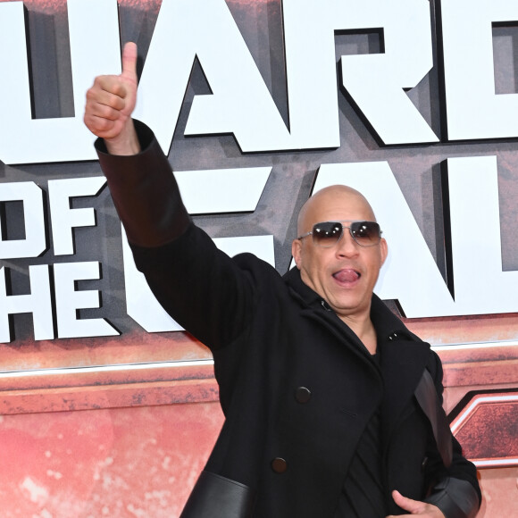 Vin Diesel à l'avant-première européenne du film "Les Gardiens de la Galaxie 3" à Disneyland Paris, le 22 avril 2023. © Guirec Coadic/Christophe Clovis/Bestimage


