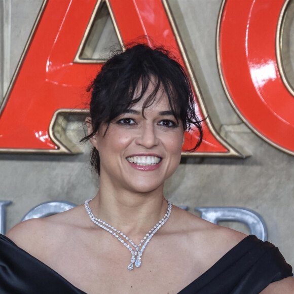 Michelle Rodriguez - Photocall de la première du film Donjons et Dragons : L'Honneur des voleurs au Cineworld à Londres le 23 mars 2023.