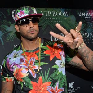 Booba en showcase au VIP Room à Cannes le 19 mai 2014.