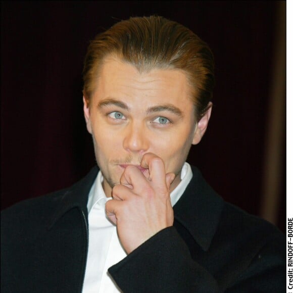 "LEONARDO DICAPRIO" PHOTOCALL DE "CATCH ME IF YOU CAN" A PARIS "PORTRAIT"