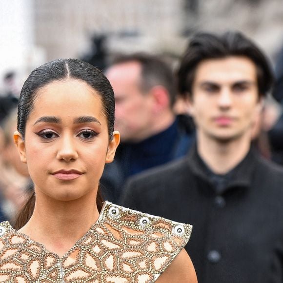 Léna Mahfouf (Léna Situations) - Arrivées au défilé Louis Vuitton prêt-à-porter automne-hiver 2023/2024 lors de la Fashion Week de Paris (PFW), à Paris, France, le 6 mars 2023. © Veeren-Clovis/Bestimage  Arrivals - Louis Vuitton Womenswear Fall Winter 2023-2024 presentation as part of Paris Fashion Week on March 6, 2023 in Paris, France.