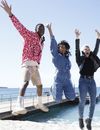 Dembo Camilo, Virginie Caliari, Agustin Galiana, Kathy Packianathan (Ici Tout commence) lors du photocall de 'CanneSeries ' Saison 6 au Palais des Festivals de Cannes le 15 Avril 2023. © Denis Guignebourg/Bestimage   