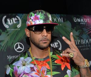 Booba (Élie Yaffa) - Showcase de Booba au VIP Room à Cannes le 19 mai 2014.