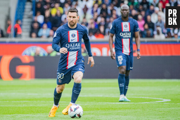 Lionel Messi (Paris SG) - Match de Ligue 1 Uber Eats Paris SG - FC Lorient (1-3) au Parc des Princes à Paris, France le 30 Avril 2023. © Baptiste Autissier / Panoramic / Bestimage 