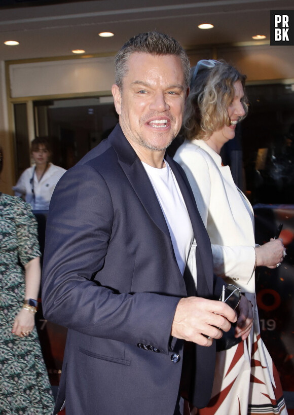 Matt Damon - Arrivées sur le tapis rouge de l'avant première mondiale du film "Oppenheimer" au Grand Rex à Paris le 11 juillet 2023. © Denis Guignebourg/Bestimage 