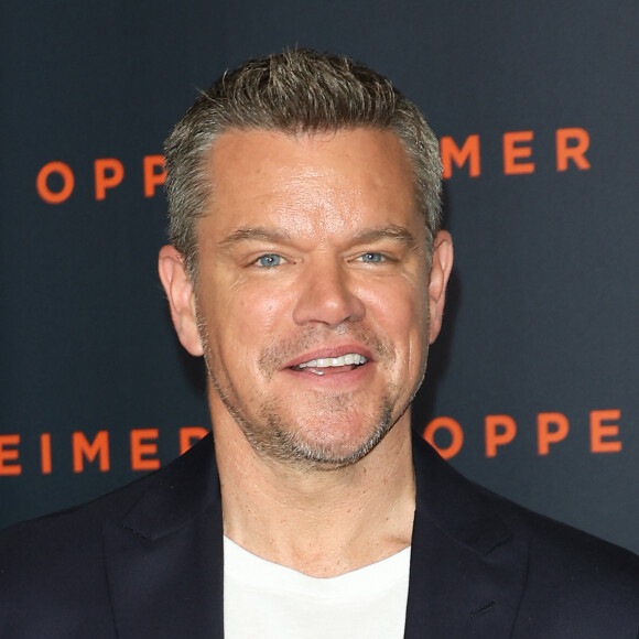 Matt Damon - Première du film "Oppenheimer" au Grand Rex à Paris le 11 juillet 2023. © Coadic Guirec/Bestimage 