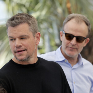 Matt Damon et Tom McCarthy - - Photocall du film Stillwater (Hors compétition) lors du 74ème festival international du film de Cannes le 9 juillet 2021 © Borde / Jacovides / Moreau / Bestimage 