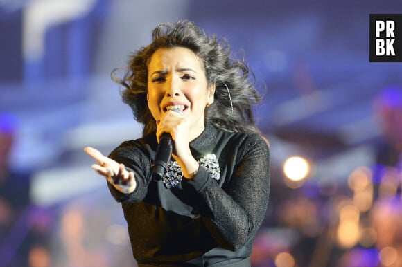 Indila - Soirée des 30ème Victoires de la Musique au Zénith de Paris, le 13 février 2015.