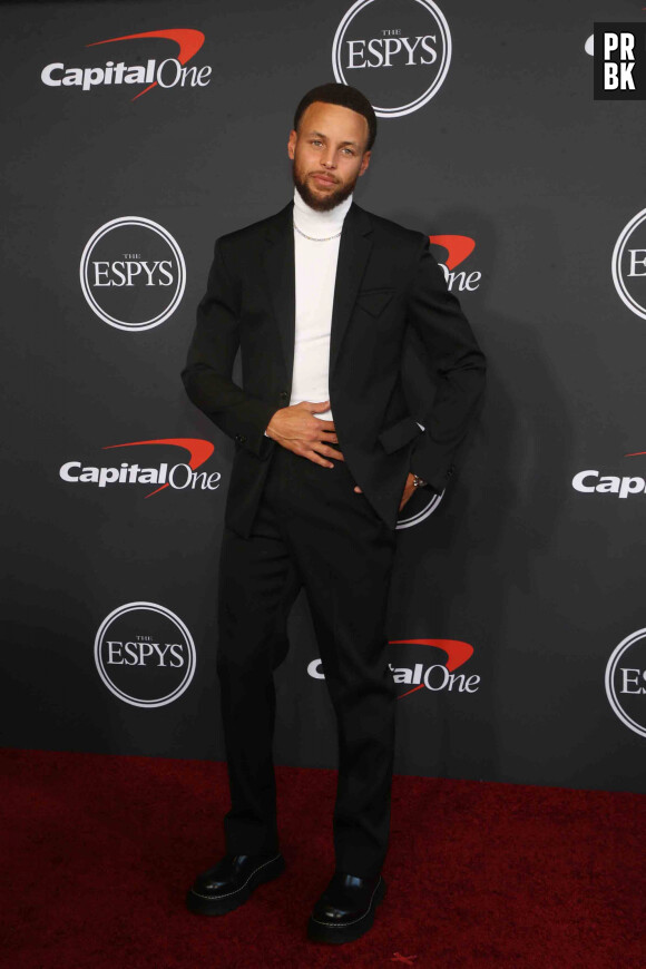 Stephen Curry au photocall de la soirée des "2022 ESPYS Awards" à Los Angeles, le 20 juillet 2022.