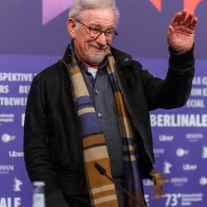 Steven Spielberg à la conférence de presse du film "The Fabelmans" lors de la 73ème édition du festival international du film de Berlin (La Berlinale 2023), le 21 février 2023.