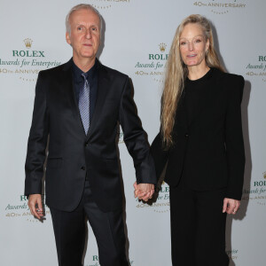 James Cameron et sa femme Suzy Amis - People au 40ème anniversaire de "Rolex Awards for Enterprise" à Hollywood. Le 15 novembre 2016