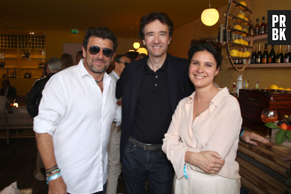 Exclusif - Patrick Bruel, Antoine Arnault et Apolline de Malherbe - Célébrités aux Internationaux de France de Tennis de Roland Garros 2023 - Jour 13 à Paris le 09 Juin 2023. © Bertrand Rindoff / Bestimage