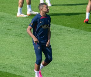 Kylian Mbappe (Paris SG) - Entraînement des joueurs du Paris Saint-Germain.