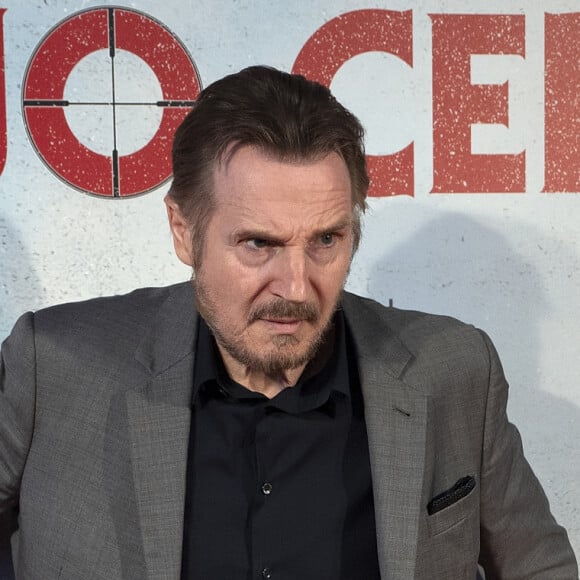 Liam Neeson - Avant-première du film "Sang froid" ("Venganza bajo cero") à Madrid, le 15 juillet 2019.  Photocall of premiere film Venganza bajo cero in Madrid on Monday , 15 July 2019. 