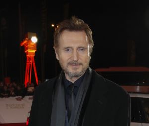 Liam Neeson arrive à la cérémonie de la "Caméra d'Or 2018" à Hambourg, le 22 février 2018. 