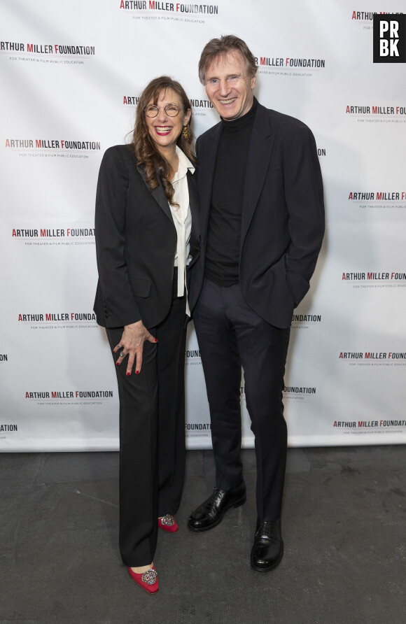Rebecca Miller et Liam Neeson - People à la soirée de gala "2018 Arthur Miller Foundation Honors" à New York. Le 22 octobre 2018  2018 Arthur Miller Foundation Honors Gala at City Winery. On october 22nd 2018 