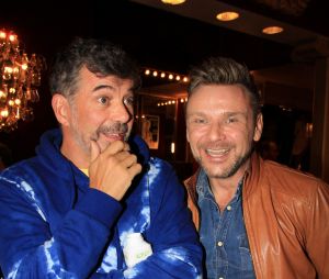 Exclusif - Stéphane Plaza et Jeanfi Janssens - Personnalités au spectacle de A.Kavanagh "Happy" au Casino de Paris, après 5 ans d'absence. Le 21 octobre 2022 © Baldini / Bestimage