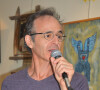 Exclusif - Jean-Jacques Goldman - Vente aux enchères à l'occasion du 20ème anniversaire du spectacle "Les Vendanges du Coeur" à Ouveillan, près de Narbonne (Aude) au profit des "Restos du Coeur" le 20 juillet 2014.