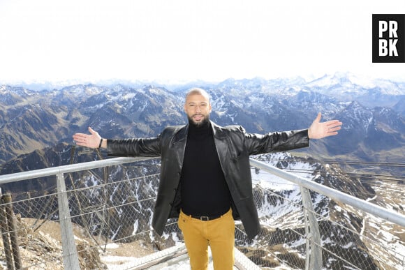 Exclusif - Xavier Delarue - Les célébrités visitent le Pic du Midi à 3000 mètres d'altitude dans les Pyrénées lors du Festival Ecran Jeunesse 2020 à Lourdes le 22 octobre 2020. © Christophe Aubert via Bestimage 