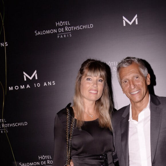 Exclusif - Nagui avec sa femme Mélanie Page - Moma Group fête son 10ème anniversaire à l'hôtel Salomon de Rothschild à Paris le 5 septembre 2022. © Rachid Bellak/Bestimage