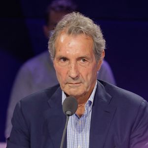 Semi-exclusif - Jean-Jacques Bourdin - Conférence de presse de rentrée de BFMTV saison 2021/2022 à l'Altice Campus à Paris, France, le 25 août 2021. © Christophe Clovis/Bestimage