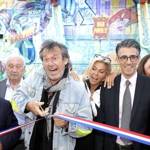 Semi-exclusif - Jean-Luc Reichmann, Caroline Margeridon, Singrid Campion, Marcel Campion et le maire du 16ème arrondissement, Francis Szpiner lors de l'ouverture de la Fête à Neuneu 2023 © Cédric Perrin/Bestimage