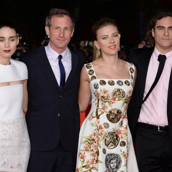 Rooney Mara, Spike Jonze, Scarlett Johansson, Joaquin Phoenix - Tapis rouge du film "Her" lors du 8eme festival international du film de Rome, le 10 Novembre 2013.