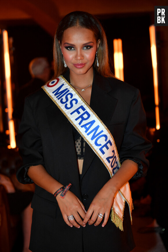 Indira Ampiot, Miss France 2023 - Front Row du défilé Etam Live Show 2023 au Palace à Paris le 26 septembre 2023. © Veeren / Bestimage