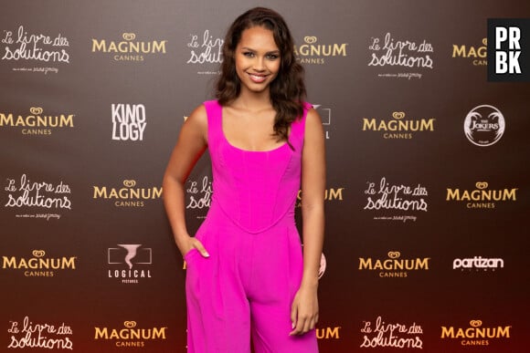 Indira Ampiot (Miss France 2023) - Soirée sur la plage Magnum lors du 76ème Festival International du Film de Cannes le 21 mai 2023. © Cannes Magnum/Jeremy Melloul/Bestimage