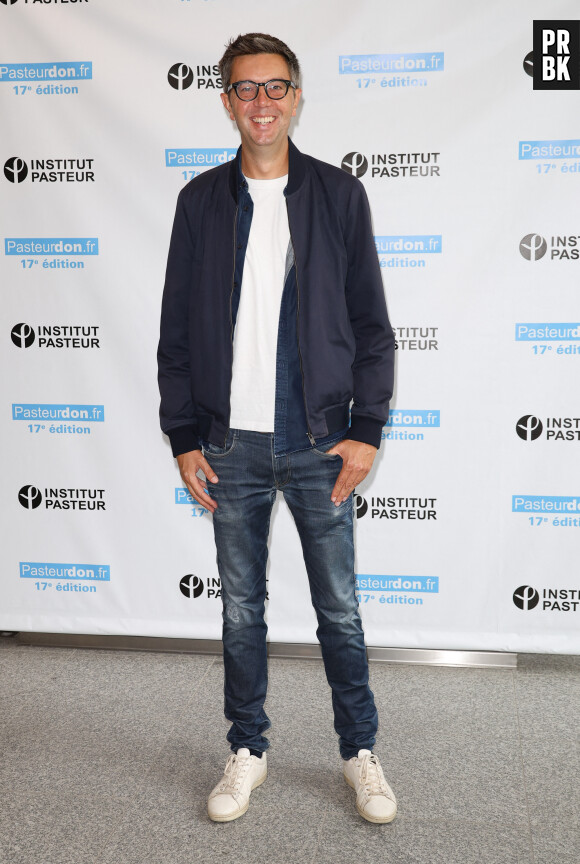 Maxime Switek lors du lancement de la 13ème édition du Pasteurdon à l'Institut Pasteur à Paris, France, le 4 octobre 2023. © Coadic Guirec/Bestimage 