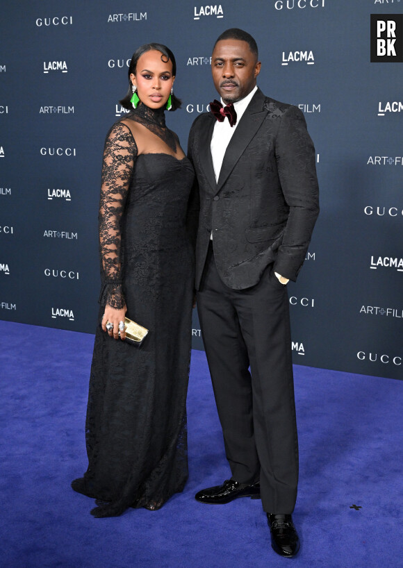 Sabrina Dhowre Elba et Idris Elba au photocall de la soirée du "11th Annual LACMA Art + Film Gala" à Los Angeles, le 5 novembre 2022.