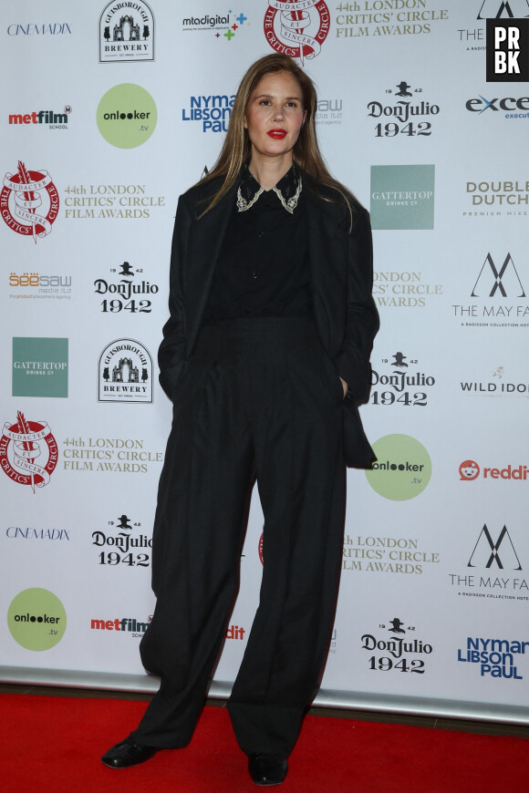 Justine Triet aux 44e London Critics' Circle Film Awards à Londres


