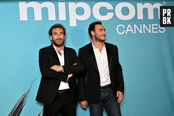 Mais aussi sur Netflix !
Martin Kretz et Valentin Kretz - Photocall de l'opening party du Mipcom 2023 à l'hôtel Majestic à Cannes le 16 octobre 2023. © Bruno Bebert / Bestimage