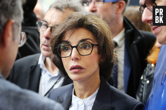 Rachida Dati, ministre de la culture, visite le 51ème Festival de la Bande dessinée d'Angoulême le 27 janvier 2024. © Patrick Bernard / Bestimage