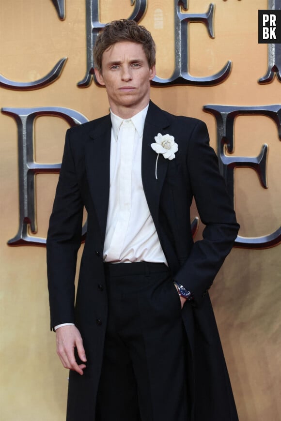 Eddie Redmayne à la première du film "Fantastic Beasts: The Secrets of Dumbledore" à Londres, le 29 mars 2022.