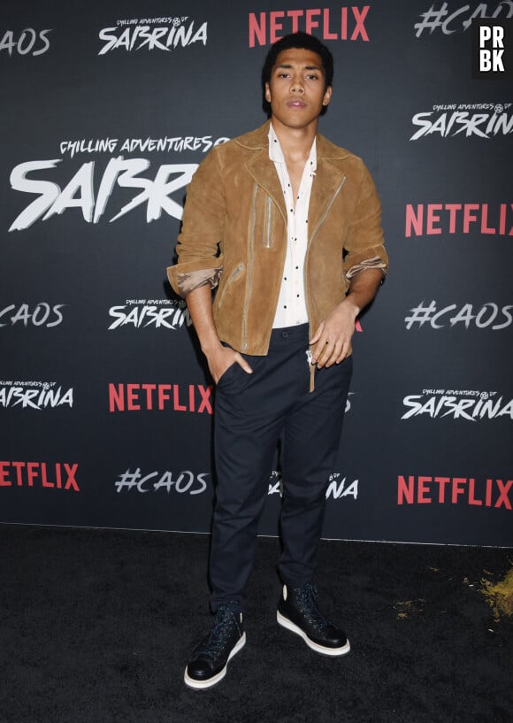 Chance Perdomo at the Netflixs Chilling Adventures Of Sabrina Season 1 Premiere Event held at the Hollywood Athletic Club on October 19, 2018 in Hollywood, Los Angeles, CA, USA. Photo by Janet Gough/AFF/ABACAPRESS.COM