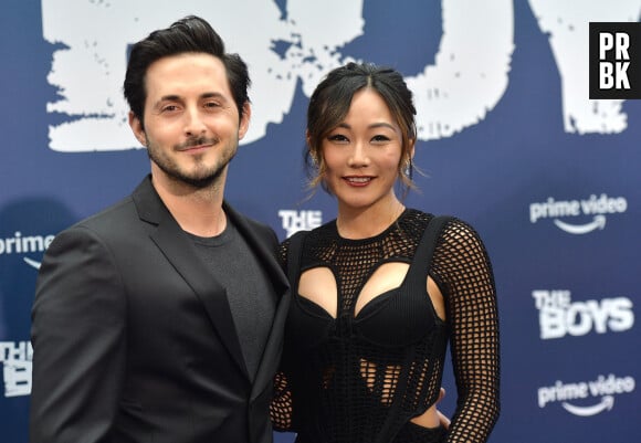 Karen Fukuhara et Tomer Kapon - Avant première de "The Boys" saison 3 par Prime video au Grand Rex à Paris le 23 mai 2022. © Veeren/Bestimage