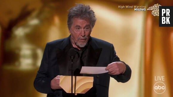 Al Pacino remet un prix à la Cérémonie des Oscars 2024