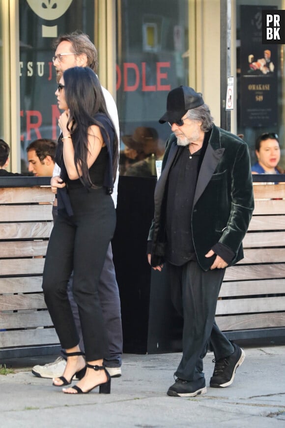 Al Pacino et Noor Alfallah à Westwood.