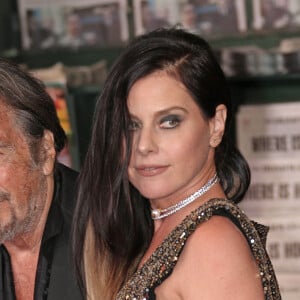 Al Pacino et Meital Dohan - Première du film "The Irishman" à Los Angeles le 24 octobre 2019.