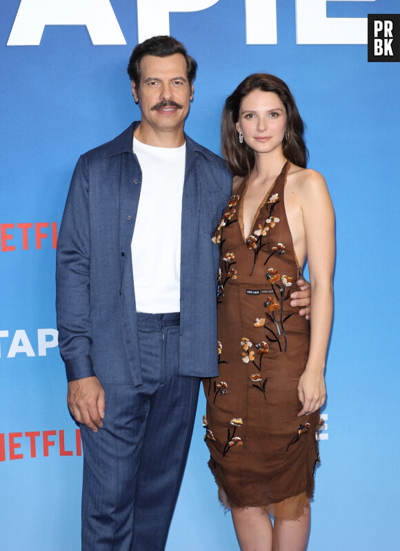 Laurent Lafitte et Joséphine Japy - Avant-première Netflix de la série "Tapie" à l’UGC Normandie Paris le 11 septembre 2023. © Coadic Guirec/Bestimage